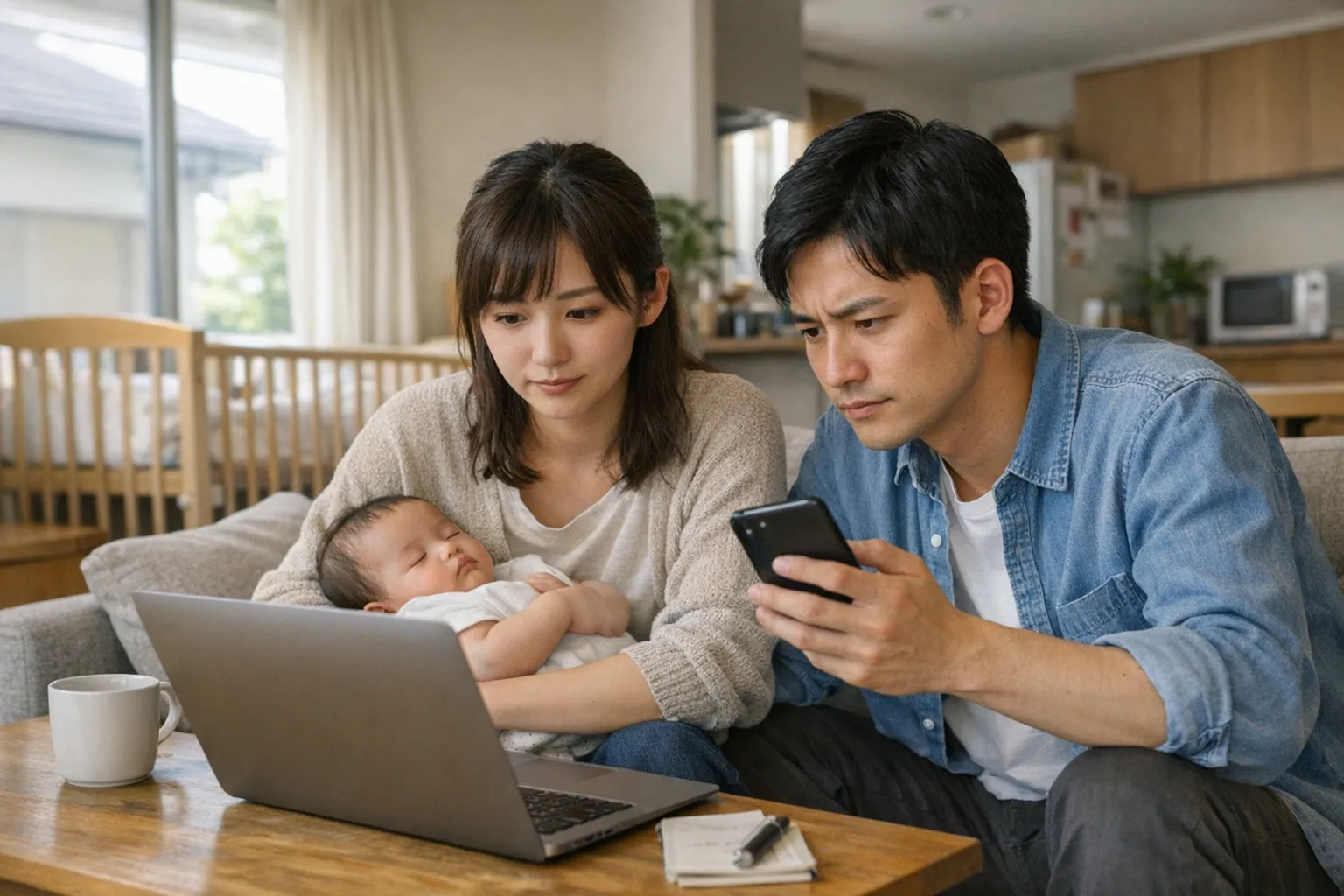 ベビー用品レンタルどこがいいか迷う両親